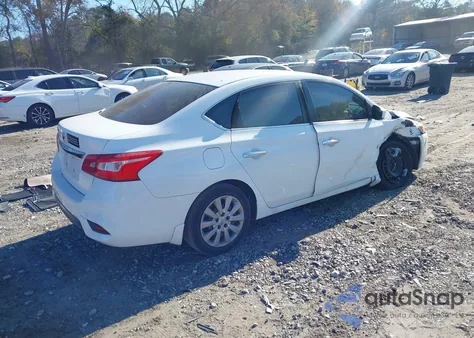 2016 Nissan Sentra S из США, поврежденный, VIN 3N1AB7AP2GY228765